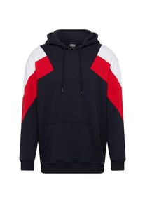 Urban Classics, Herren Sweatshirt, Navy / Feuerrot / Weiß