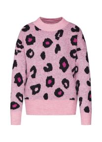 Tom Tailor Denim, Damen Pullover 'Leo', Mischfarben / Rosa