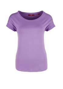 s.Oliver RED LABEL, Damen T-Shirt, Lila
