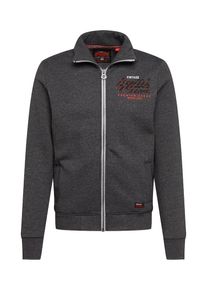 Superdry, Herren Sweatjacken 'PREMIUM GOODS TRACK TOP', Dunkelgrau