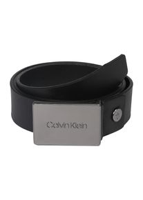 Calvin Klein, Herren Gürtel '3.5CM ADJ.PLAQUE BELT', Schwarz