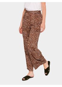 Pieces, Damen Hose, Beige / Braun