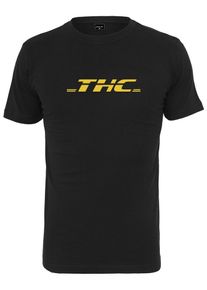 Mister Tee, Herren T-Shirt 'THC', Gelb / Schwarz