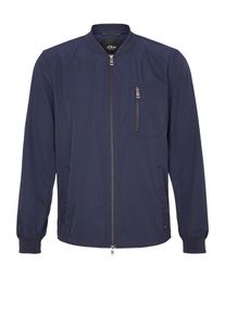 s.Oliver BLACK LABEL, Herren Elegante Jacke im Blouson-Stil, Navy