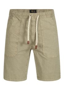 INDICODE JEANS, Herren Shorts 'Stoufville', Dunkelbeige