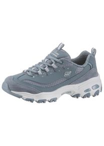 Skechers, Damen Sneaker 'D ́Lites', Pastellblau / Weiß