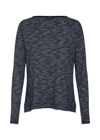 Banana Republic, Damen Shirt 'BOATNECK COTTON SLUB JSY', Creme / Dunkelblau