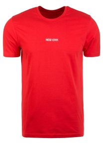 New Era, Herren Essential T-Shirt, Rot