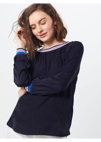 Q/S Designed By, Damen Bluse, Dunkelblau