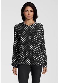 BLAUMAX, Damen Bluse MIRENA DOTS, Schwarz