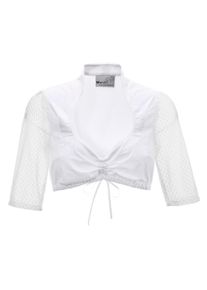 Marjo, Damen Dirndlbluse, Wei&szlig;