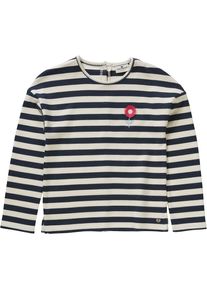 Tom Tailor, Mädchen Sweatshirt, Beige / Dunkelblau
