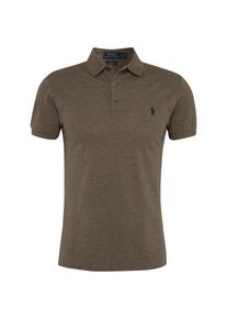Polo Ralph Lauren, Herren Poloshirt 'SSKCSLM1-SHORT SLEEVE-KNIT', Braunmeliert