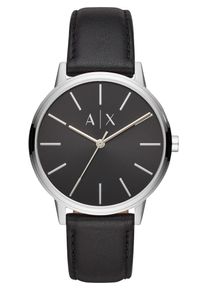 Emporio Armani, Herren Uhr, Schwarz / Silber