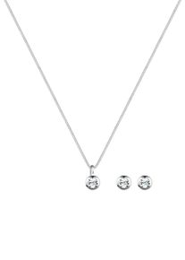 Elli, Damen Schmuckset, Silber / Transparent