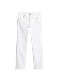 Mango, Damen Jeans 'Straight', Weiß