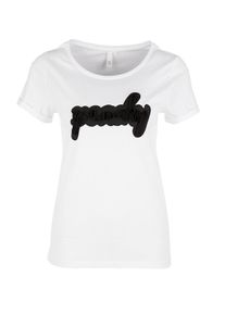 Q/S Designed By, Damen Jerseyshirt, Schwarz / Wei&szlig;