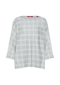 s.Oliver RED LABEL, Damen Pullover, Hellgrau / Wei&szlig;