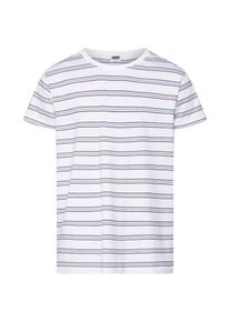 Urban Classics, Herren Shirts 'Multicolor Stripe Tee', Blau / Rot / Weiß