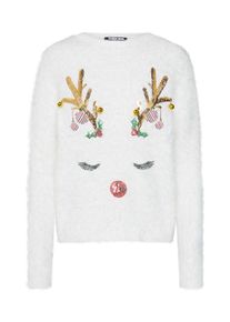 Fashion Union, Damen Pullover, Wei&szlig;