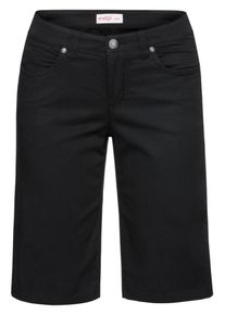 sheego Basic, Damen Bermudas, Schwarz