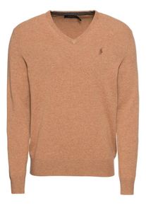 Polo Ralph Lauren, Herren Pullover 'LS VN PP-LONG SLEEVE-SWEATER', Braun