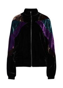 POSTYR, Damen Jacke 'POSZOE', Kastanienbraun / Petrol / Dunkellila / Schwarz