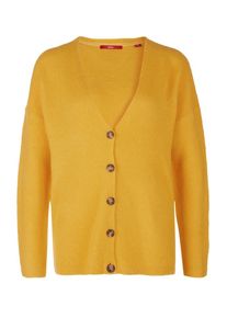 s.Oliver RED LABEL, Damen Strickjacke, Goldgelb