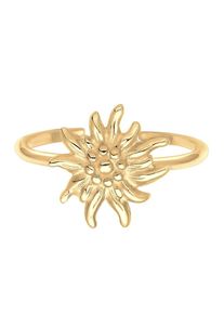 Elli, Damen Ring 'Edelweiss, Wiesn', Gold