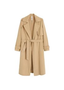 Mango, Damen Trenchcoat 'Taxi', Dunkelbeige / Braun