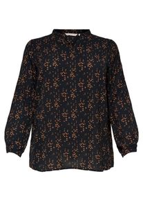 Only Carmakoma, Damen Oberteil 'Curvy', Nachtblau / Orange