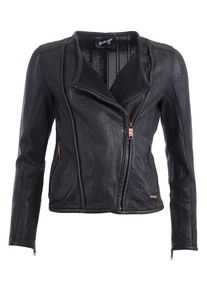 Maze, Damen Lederjacke 'Sila', Schwarz