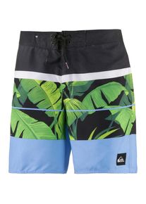 Quiksilver, Herren 'SLAB ISLAND 17 'Boardshorts, Hellblau / Grün / Schwarz / Weiß