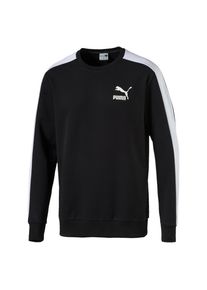 Puma, Herren Sweatshirt 'T7', Schwarz / Weiß
