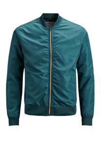 Jack & Jones JACK & JONES, Herren Bomberjacke 'Jorparty', Petrol