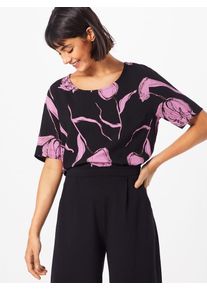 Jacqueline de Yong, Damen Bluse, Lila / Schwarz