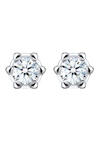 Diamore, Damen Ohrringe, Silber / Weiß