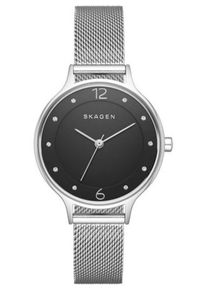Skagen, Damen Armbanduhr 'ANITA KW2473', Schwarz / Silber
