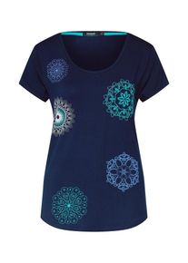 Desigual, Damen Shirt 'TS_SONJA', Dunkelblau / Mischfarben