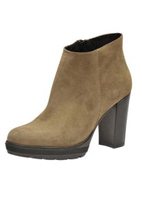 Evita, Damen Stiefelette, Beige