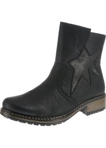 Rieker, Damen Stiefeletten, Schwarz