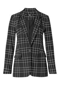 Hallhuber, Damen Blazer, Schwarz / Wei&szlig;
