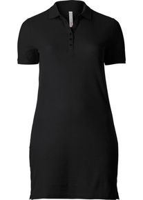 sheego Casual, Damen Polo-Kleid, Schwarz