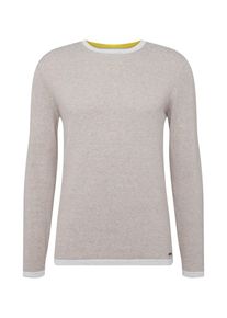 Esprit, Herren Sweatshirt, Beige / Weiß