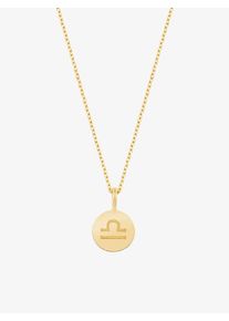 ID fine, Damen Libra (Waage) Halskette, Gold