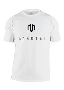 MOROTAI, Herren T-Shirt 'Brand Basic', Schwarz / Weiß