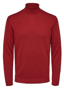 Selected Homme, Herren Strickpullover, Rubinrot