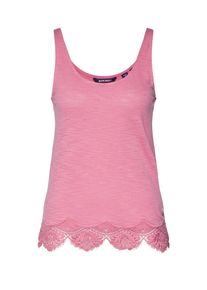 Superdry, Damen Tops 'MOROCCO LACE HEM VEST', Pink