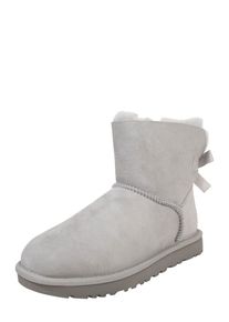 UGG Australia UGG, Damen Boots 'Mini Bailey Bow II', Hellgrau