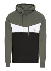 Jack & Jones JACK & JONES, Herren Sweatshirt 'JCOCLARENS SWEAT MIX PACK', Dunkelgr&uuml;n / Schwarz / Wei&szlig;